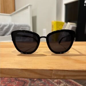 Cole Haan Black Cat-Eye Sunglasses